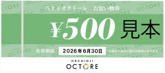 【ゴールデンウィークガラポン大抽選会】お買い物券のご利用について