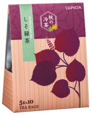 「秋の冷茶」でひと休み。
