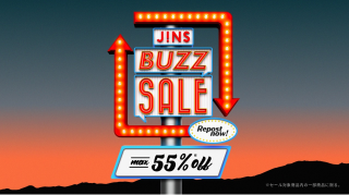 ＼JINS BUZZ SALE 第二弾実施中 ！／