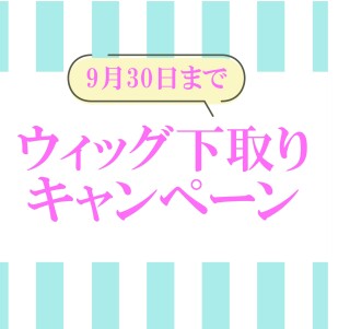 ウィッグ下取りキャンペーン 